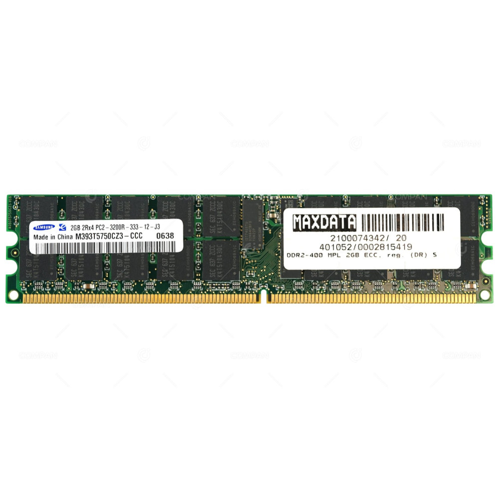 21000744342-20 MAXDATA MEMORY 2GB 2RX4 PC2 3200R DDR2 2100074342/20, M393T5750CZ3